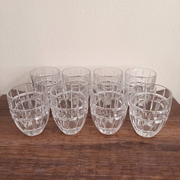 Waterford Other - Marquis by Waterford Quadrata Crystal Double Old Fashion Glasses Set 8 Tumblers